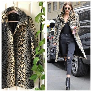 Faux Fur Leopard Coat ✨